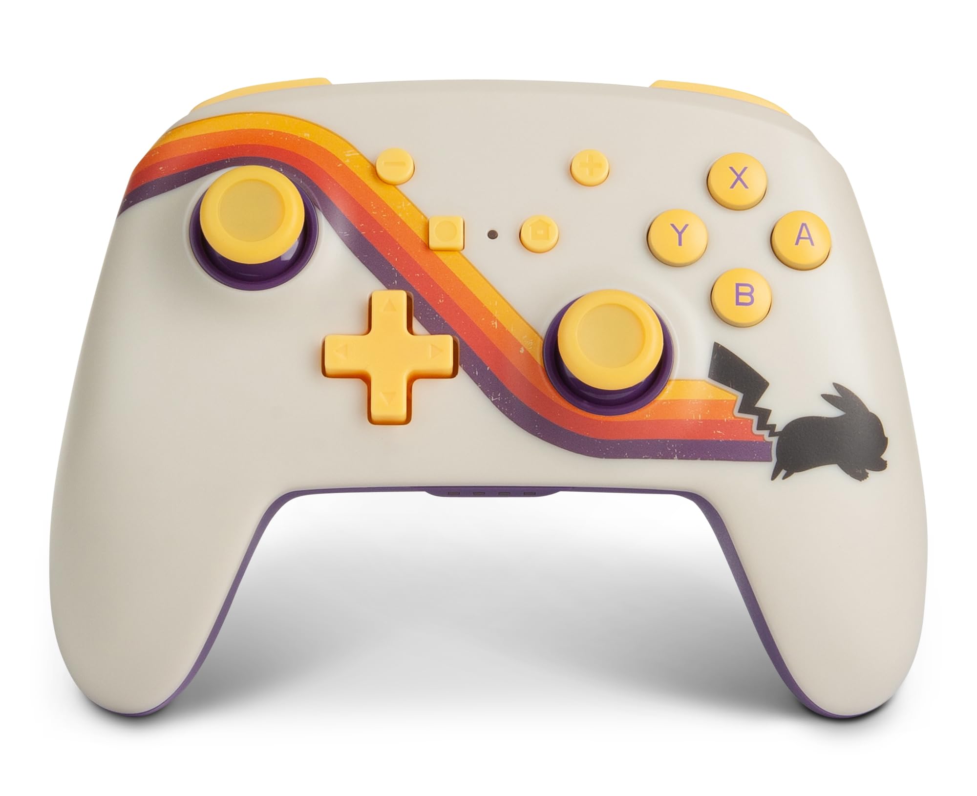 PowerA Enhanced Wireless Controller for Nintendo Switch - Pokémon: Pikachu Retro Edition | Compatible with Nintendo Switch OLED, Switch Lite & Original | Bluetooth Gamepad for Gaming | Perfect for Home Entertainment & Multiplayer Gaming Sessions