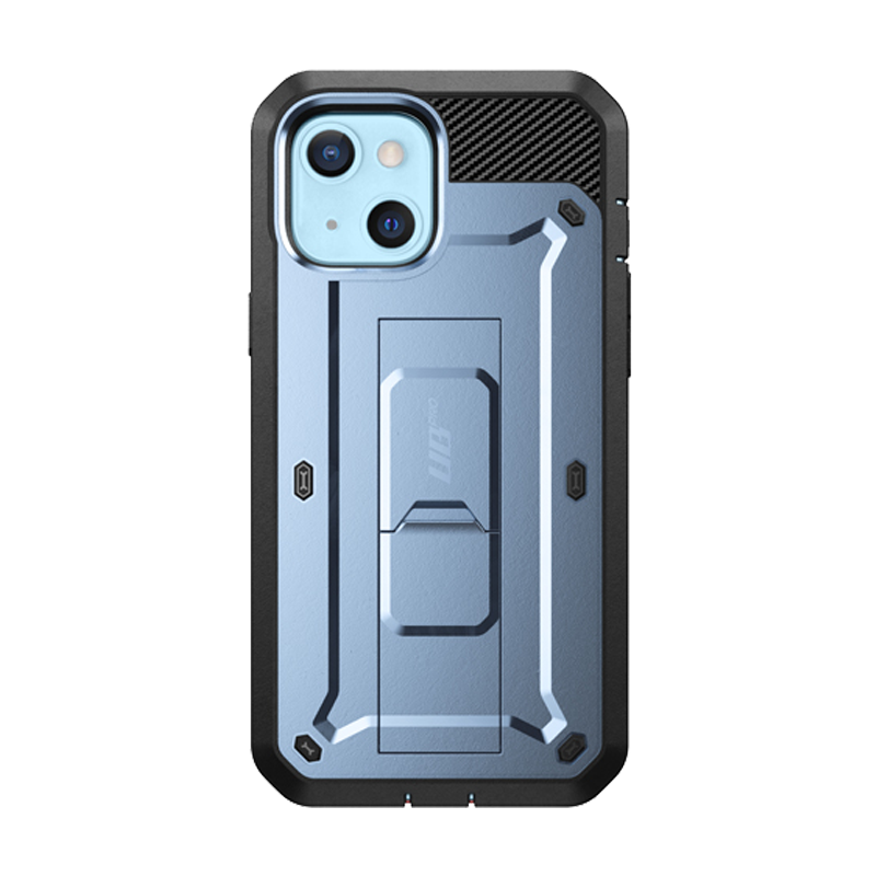 iPhone 13 Mini 5.4 Inch Unicorn Beetle Pro Rugged Case - Shockproof, Drop Protection, Military Grade - Metallic Blue - Perfect for Outdoor Adventures & Daily Protection