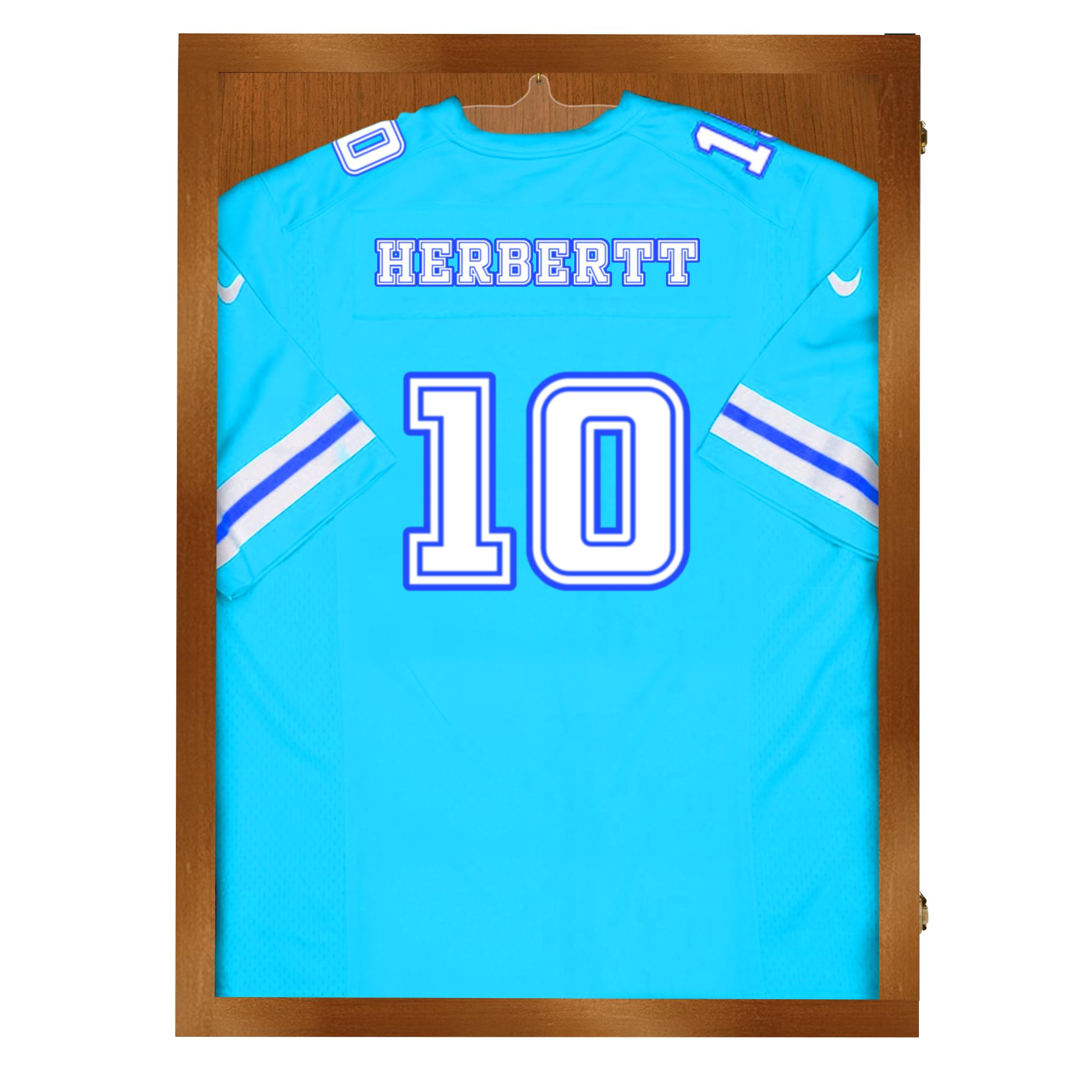 Premium Jersey Frame Display Case - Small Size Jersey Cabinet for Sports Memorabilia - Perfect for Home, Office, or Man Cave Decor