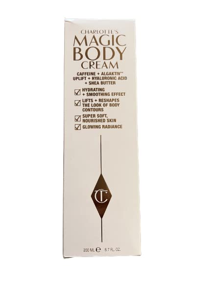 Charlotte Tilbury Magic Body Cream - 200ml Hydrating & Firming Moisturizer for Smooth, Glowing Skin | Perfect for Daily Skincare & Special Occasions