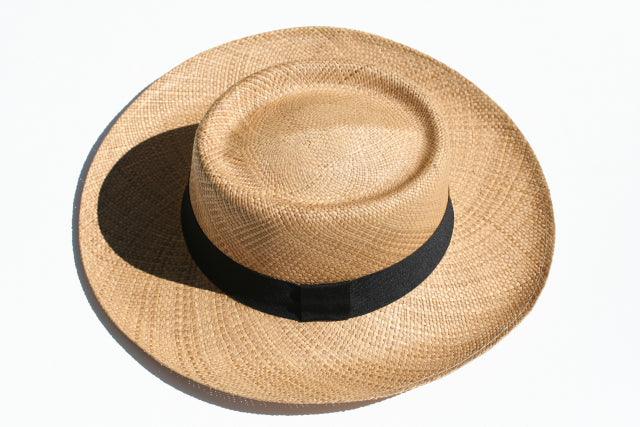 Premium Panama Hat for Men - Classic Gambler Style with Tobacco Finish - Perfect for Outdoor Events, Weddings & Summer Fashion