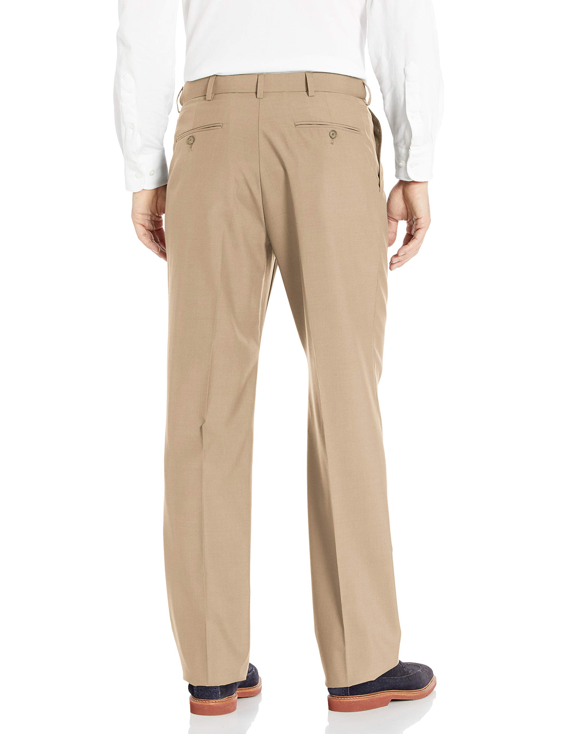 Premium Men's Double Reverse Pleat Dress Pants - Washable & Comfortable for Office, Business & Formal Occasions | Palm Beach Style
