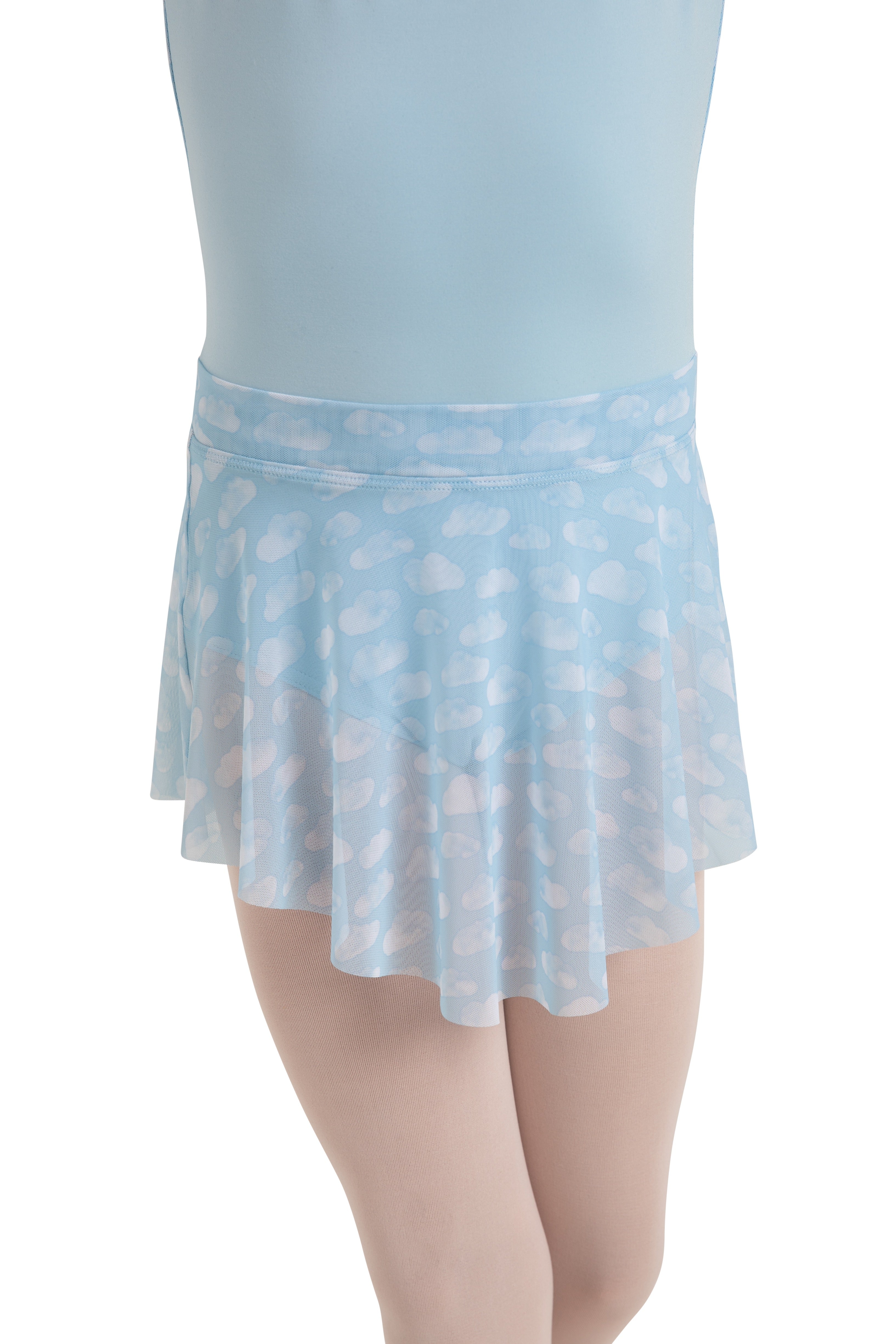 12170C Cloud Nine Sky Skirt - Women's Flowy A-Line Midi Skirt for Casual Wear, Office & Special Occasions | Comfortable & Stylish Summer Skirt