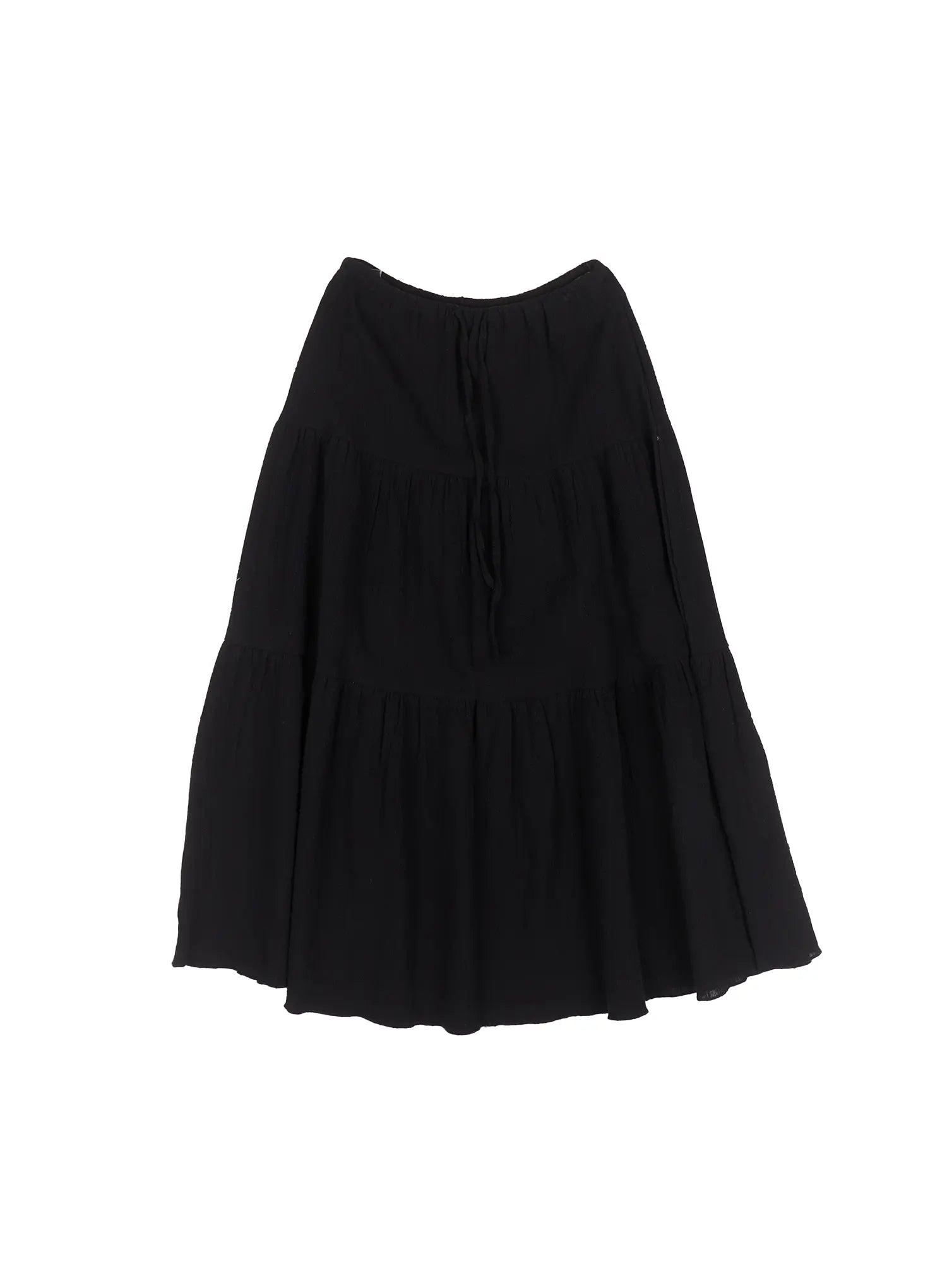 Stylish Cotton Tiered Maxi Skirt CU510 - Flowy Boho Summer Dress for Women - Perfect for Beach, Vacation & Casual Outings