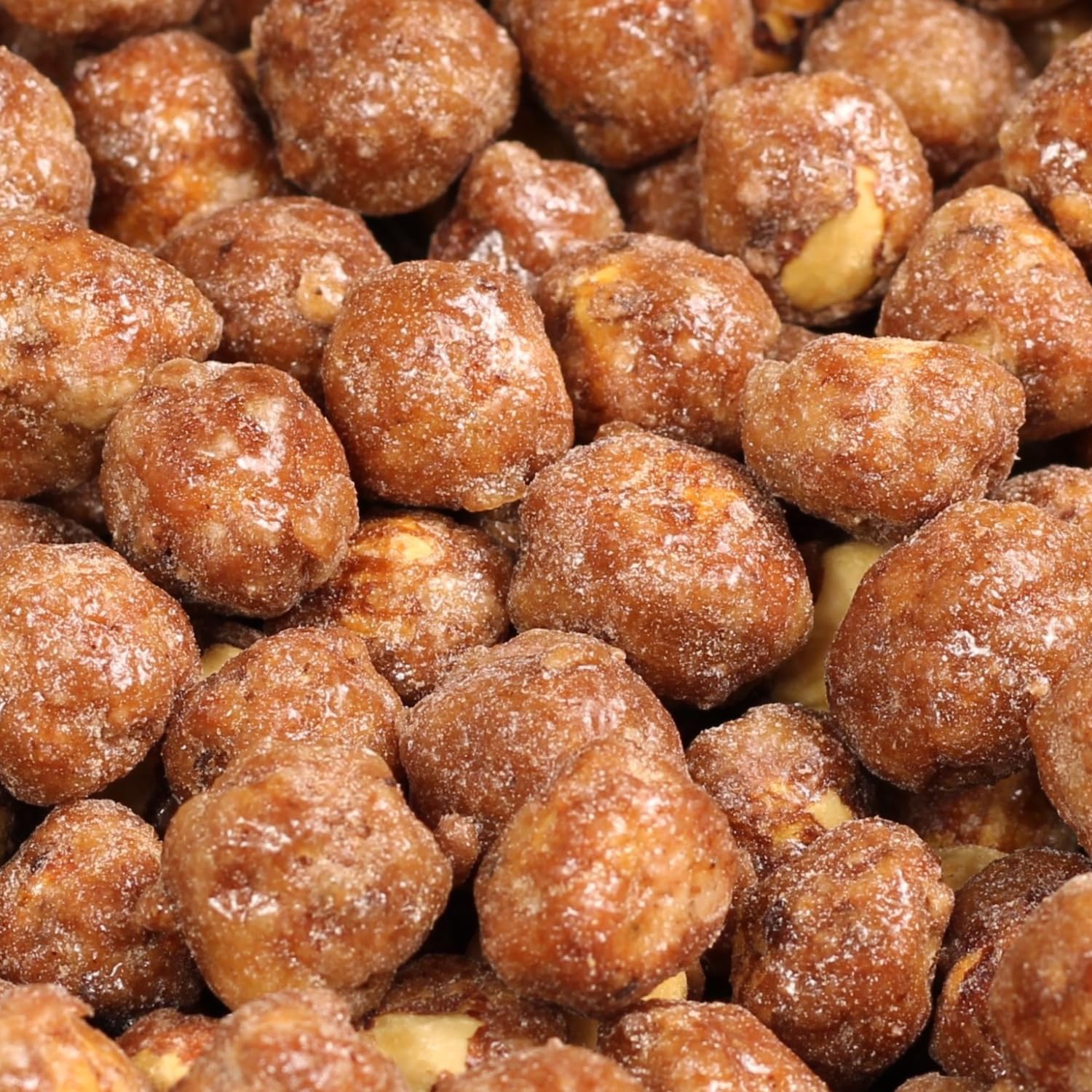 Premium Gourmet Toffee Coated Macadamia Nuts - 10 lbs Bulk Bag - Sweet Crunchy Caramelized Snack - Perfect for Parties, Gifts & Office Treats - Its Delish Brand
