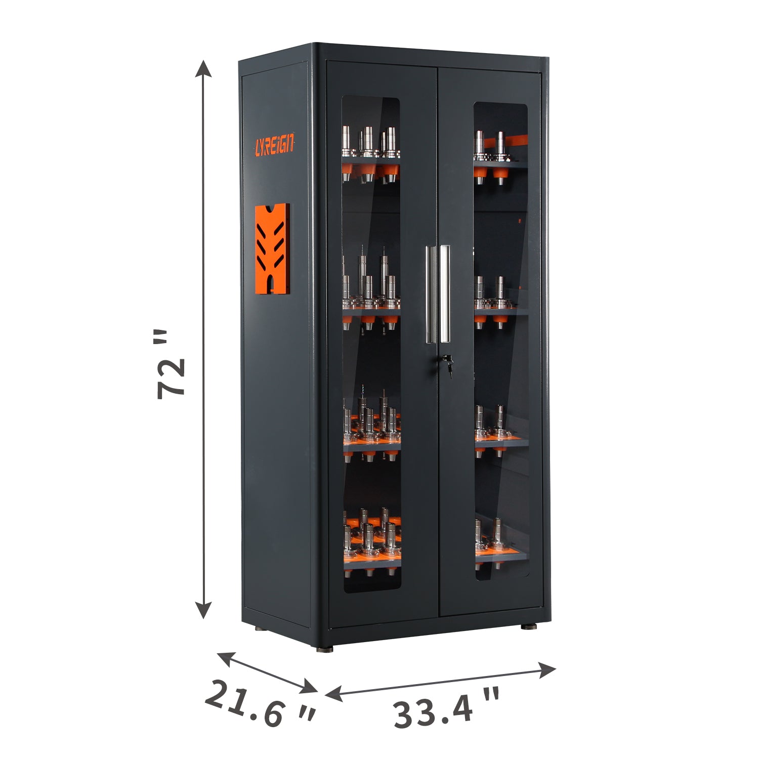 BT50 CNC Tool Cabinet - Heavy Duty Tool Holder Storage System for CNC Machines | Workshop & Industrial Organization Solution