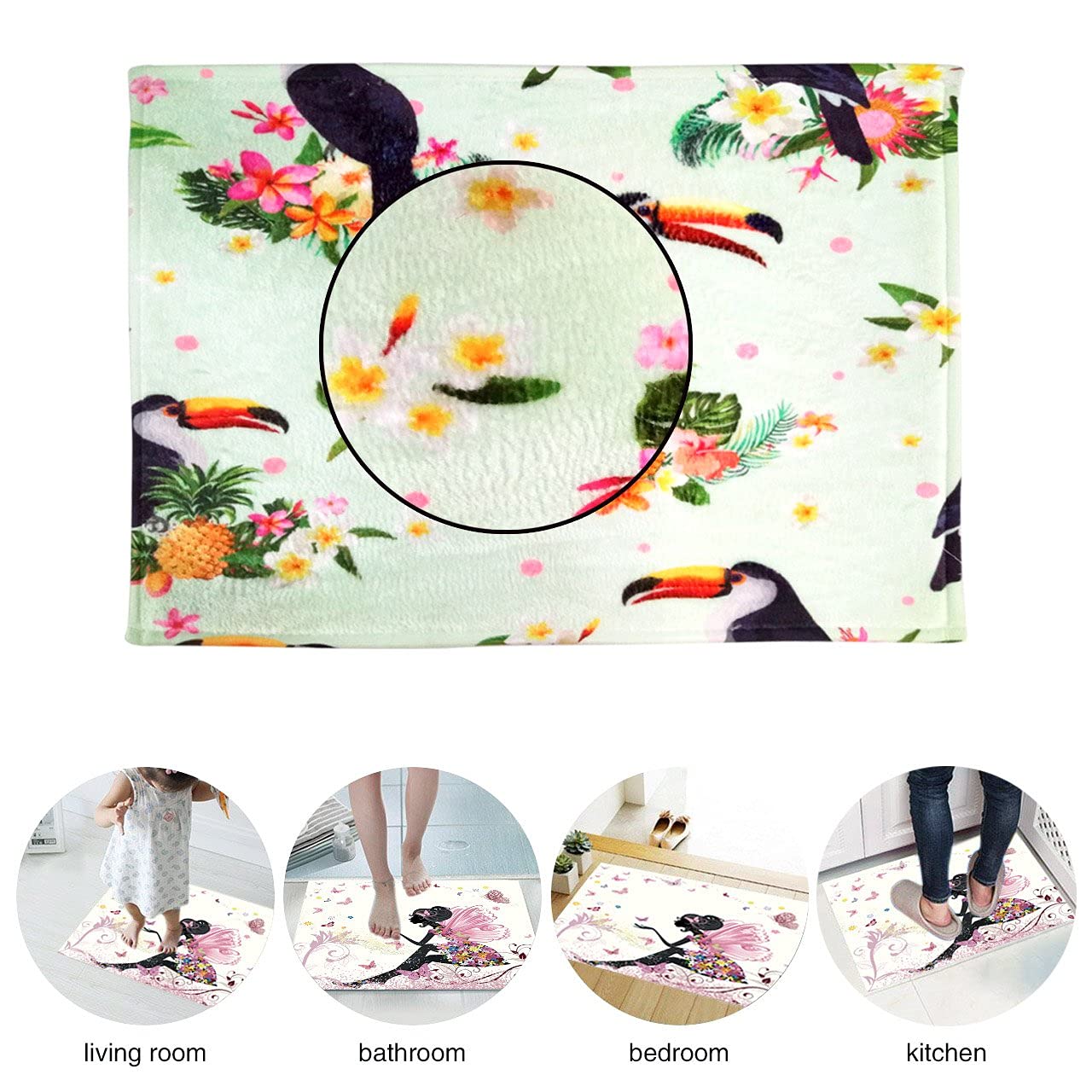 Funny 100 Dollar Bill Shower Curtain Set - 72x72 Inch Waterproof Polyester Bathroom Decor with Matching Rugs | Novelty Money Design for Bathroom, Party & Gift Ideas