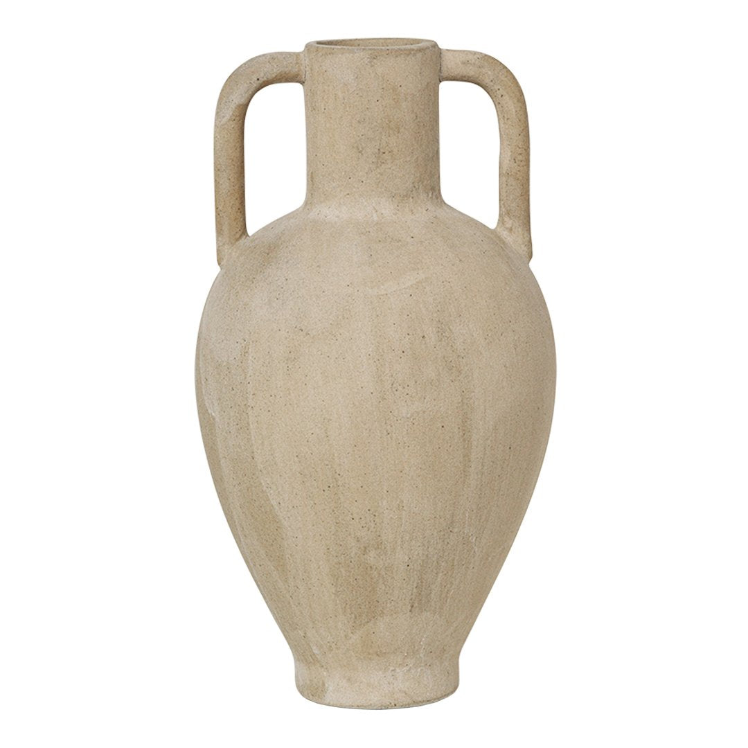 Ferm Living Ary Mini Vase - Small Ceramic Flower Vase for Home Decor, Office Desk & Wedding Centerpieces - Perfect for Succulents, Dried Flowers & Tabletop Arrangements