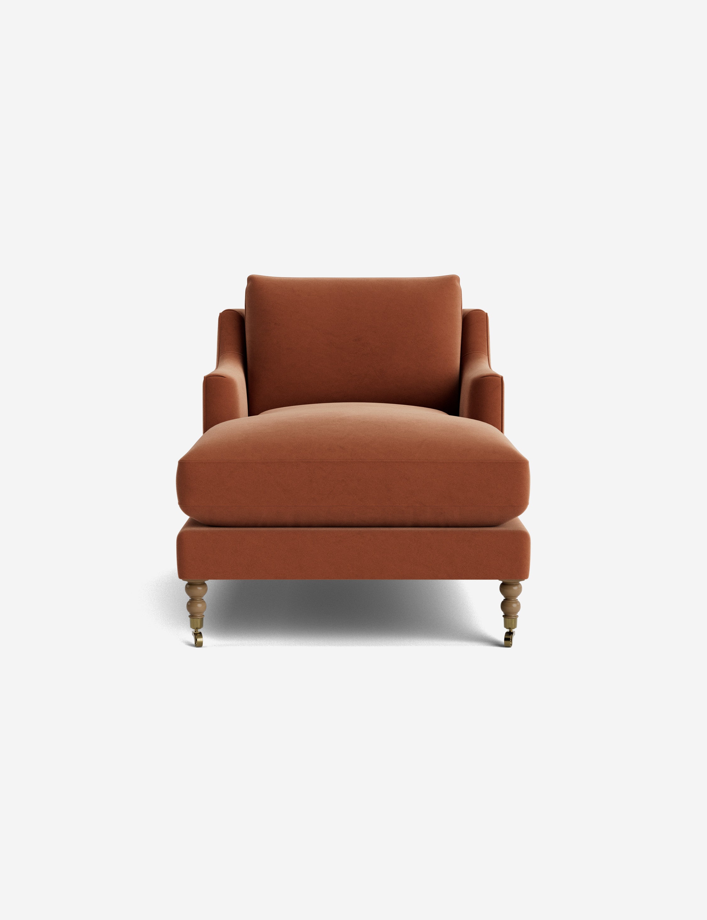 Fabienne Chaise Lounge Chair - Modern Accent Chair for Living Room, Bedroom & Office - Stylish Mid-Century Design with Upholstered Seat & Wooden Legs - Perfect for Relaxing, Reading & Decor
