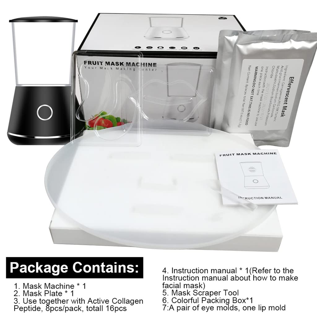 18-Piece DIY Facial Mask Maker Kit for Natural Fruit & Vegetable Skincare - Perfect for Eye Masks, Spa Treatments & At-Home Beauty Routines