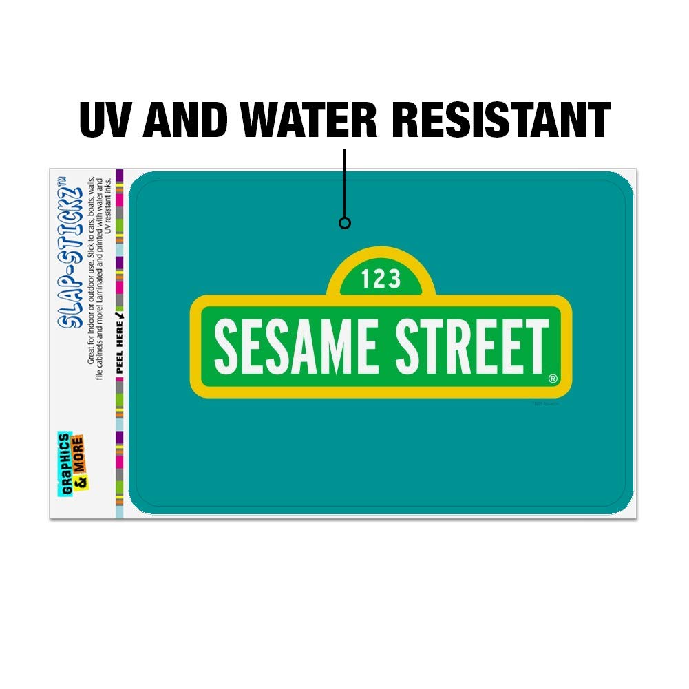 Sesame Street Logo Wall Sign - Home, Office & Business Decor - Perfect for Kids' Rooms, Playrooms & Daycare Centers