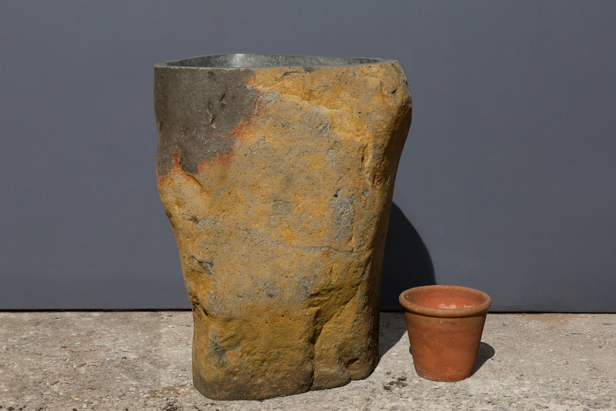 Tall Natural Stone Fountain for Garden, Outdoor, and Patio Decor - Elegant Water Feature for Relaxing Ambiance