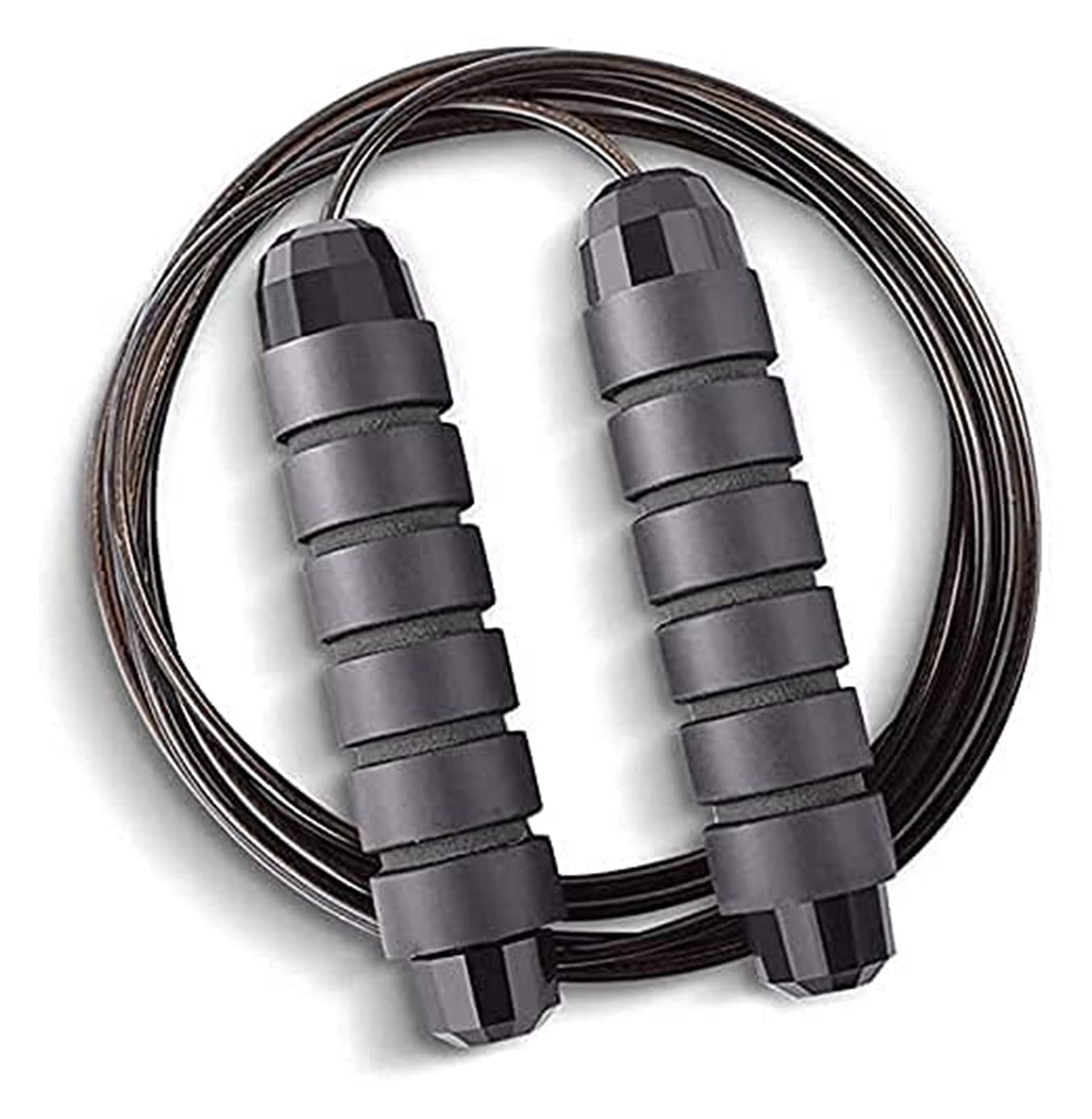 KSDCDF High-Speed Skipping Rope with Ball Bearings - Professional Jump Rope for Speed Training, Endurance & Fitness - Memory Foam Handles for Comfort - Perfect for Gym Workouts, Aerobic Exercise & CrossFit Training