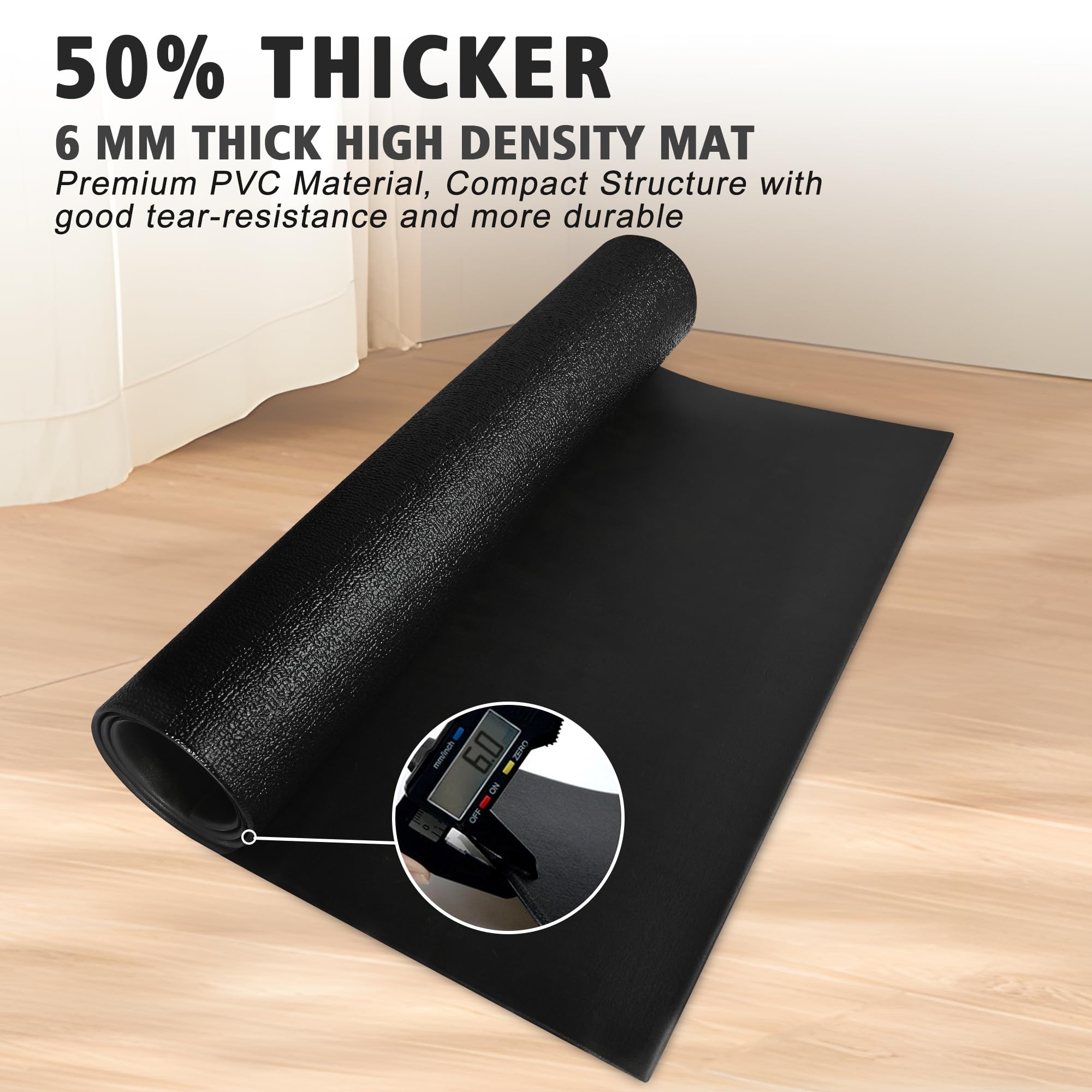 Peloton Bike Mat - 6mm Thick, 30