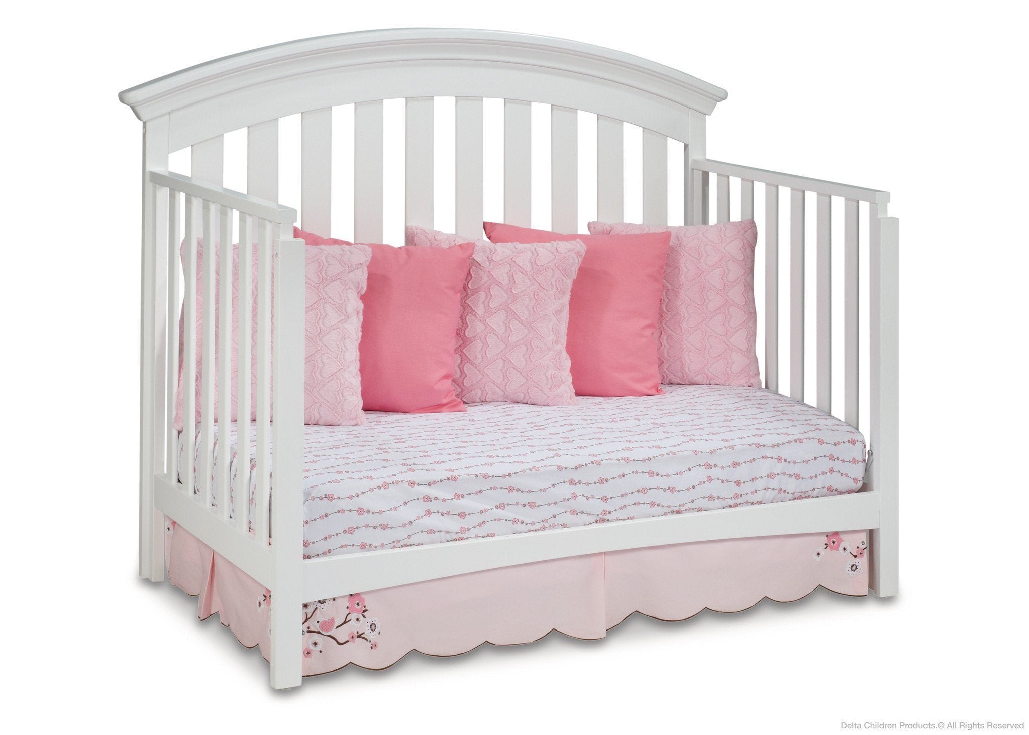 Bentley 4-in-1 Convertible Baby Crib with Toddler Bed, Daybed & Full-Size Bed Conversion - Perfect for Nursery, Bedroom & Guest Room