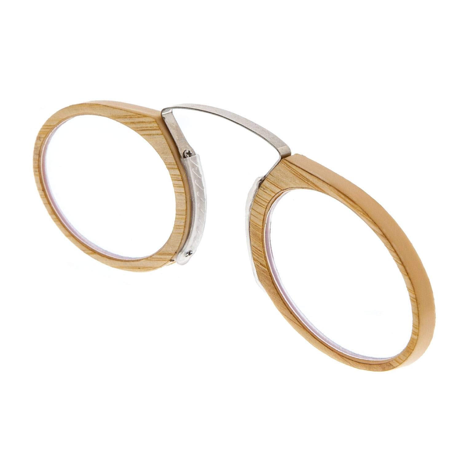 Stylish Wooden Armless Magnifying Reading Glasses for Men & Women - Perfect for Reading, Crafts & Close-Up Work
