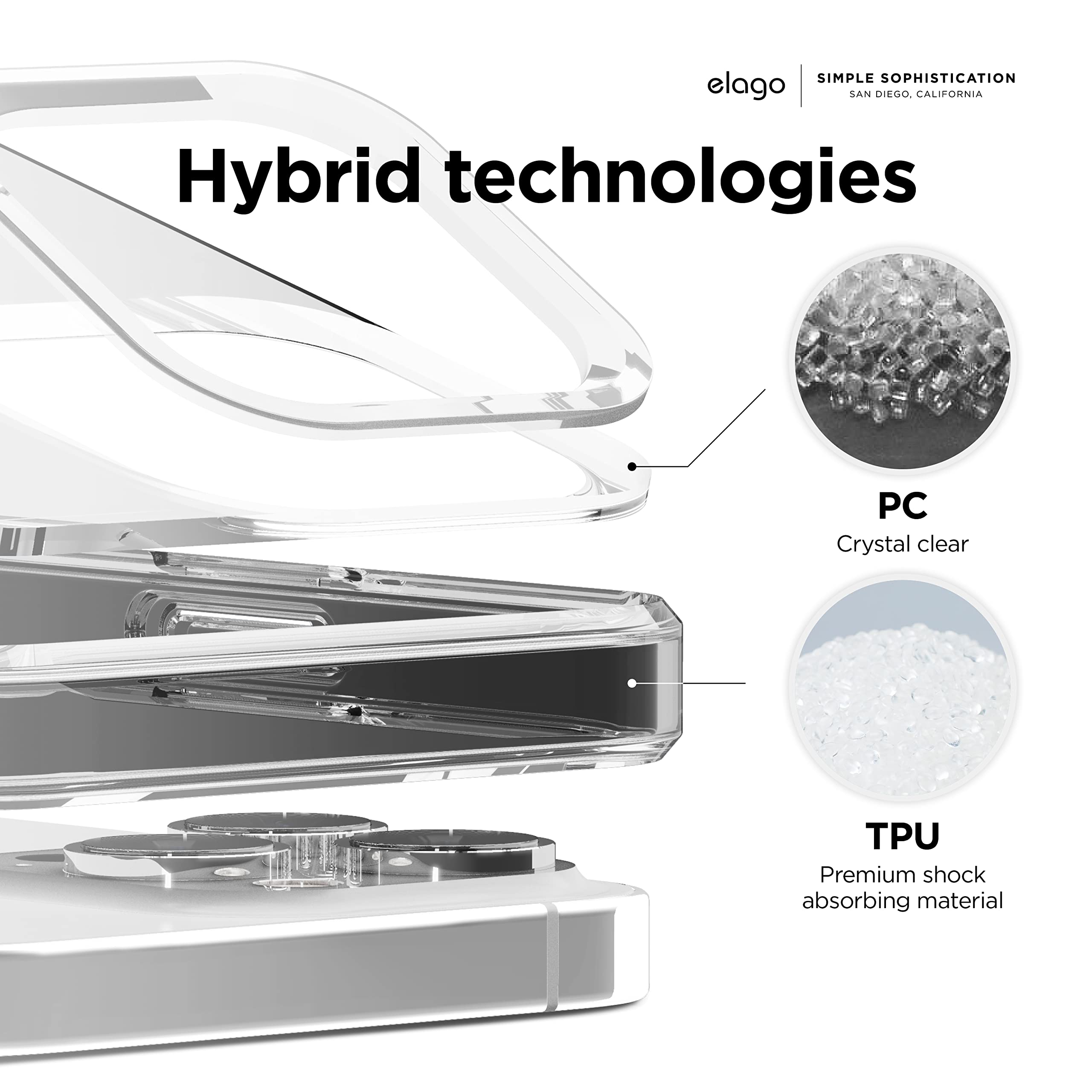 elago Hybrid Clear Case for iPhone 13 Pro Max (6.7