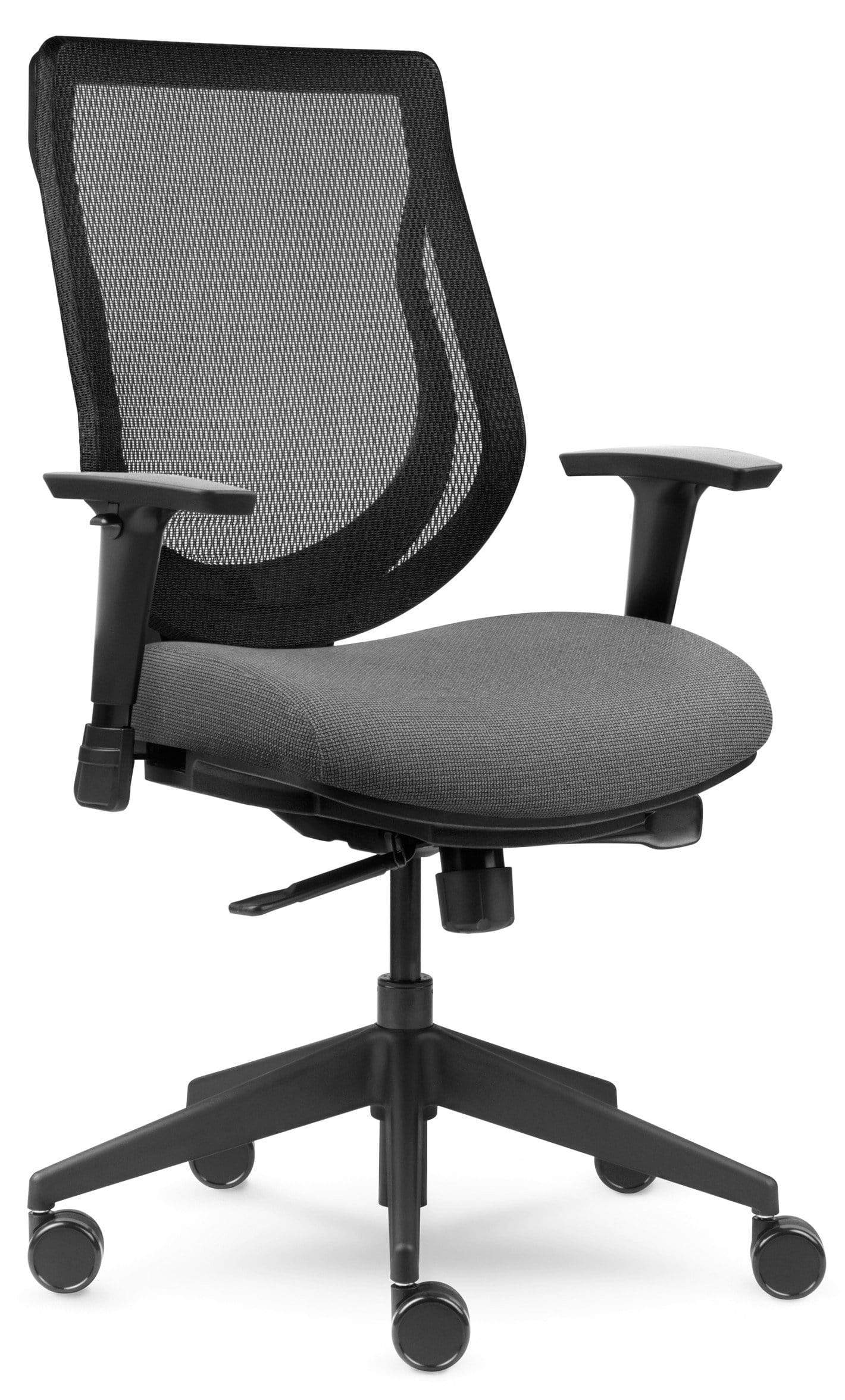 Allseating You Too 24/7 Heavy Duty Mid Back Mesh Office Chair with Lumbar Support [Model 85046] - Ergonomic Desk Chair for Home & Office Workspaces