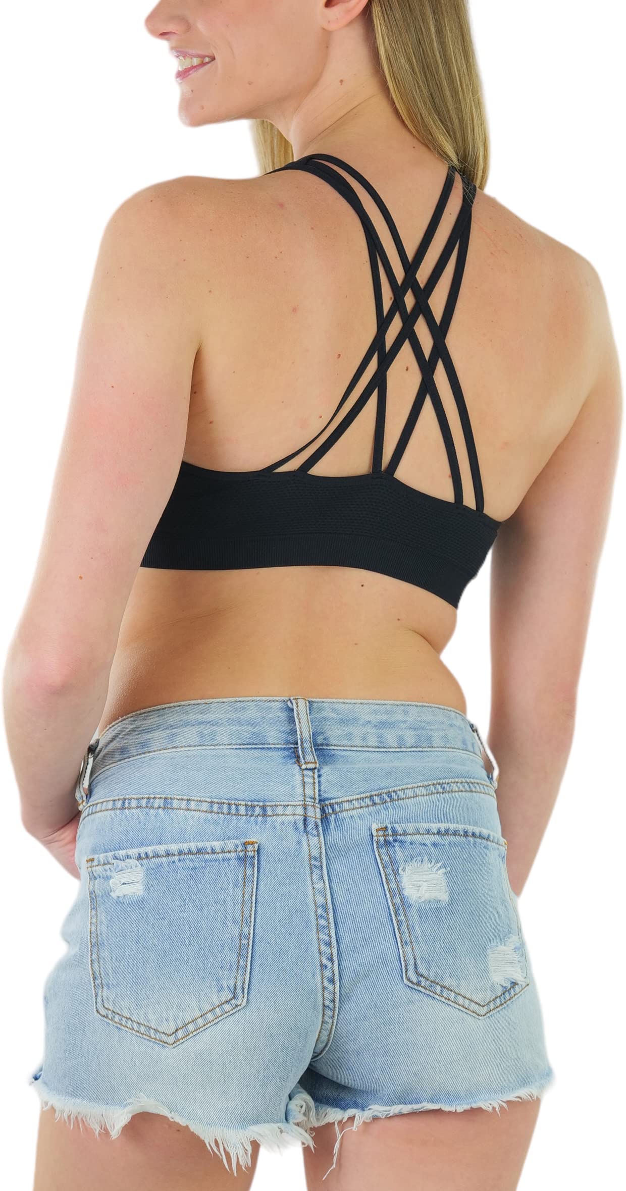 ToBeInStyle Women’s Seamless Wire-Free Sports Bras & Bralettes - Supportive Comfort for Yoga, Gym & Everyday Wear