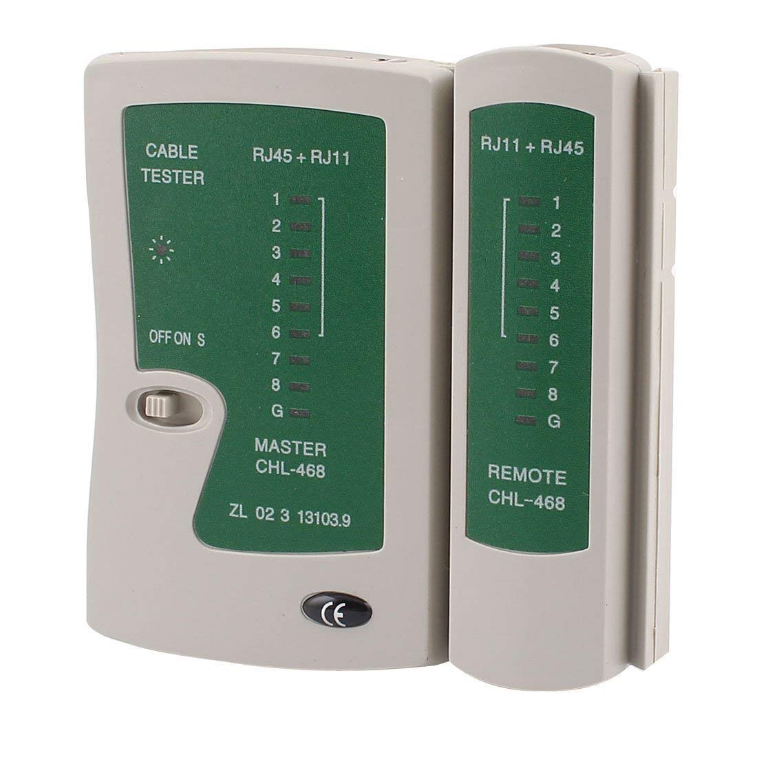Professional MS-LT02 RJ45 & RJ11 Network Cable Tester - Ethernet LAN Wire Continuity Checker for Home, Office & Data Center Networking Setup