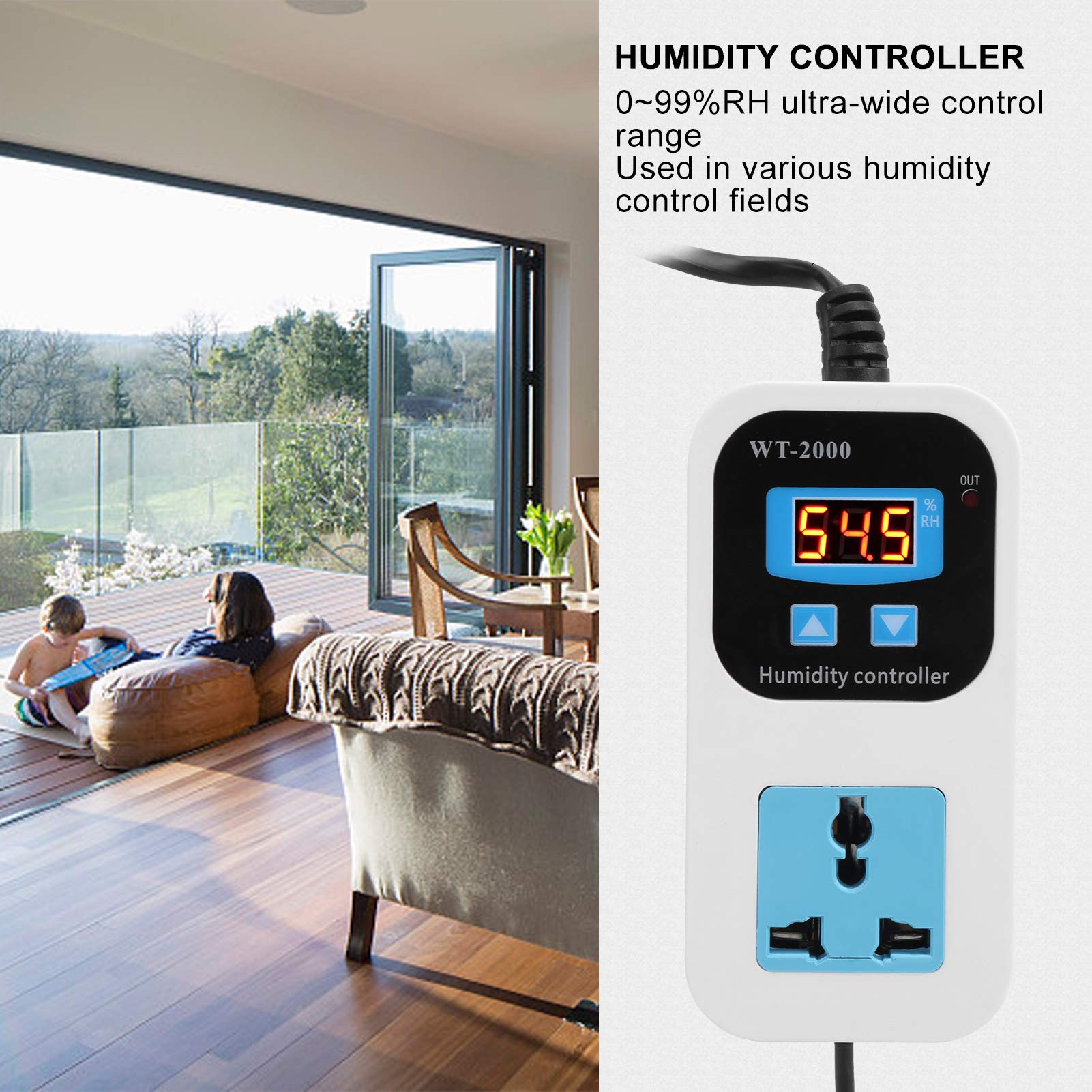 Digital Humidity Controller 0-99% RH for Home Brewing & Fermentation | Beer Making & Food Storage