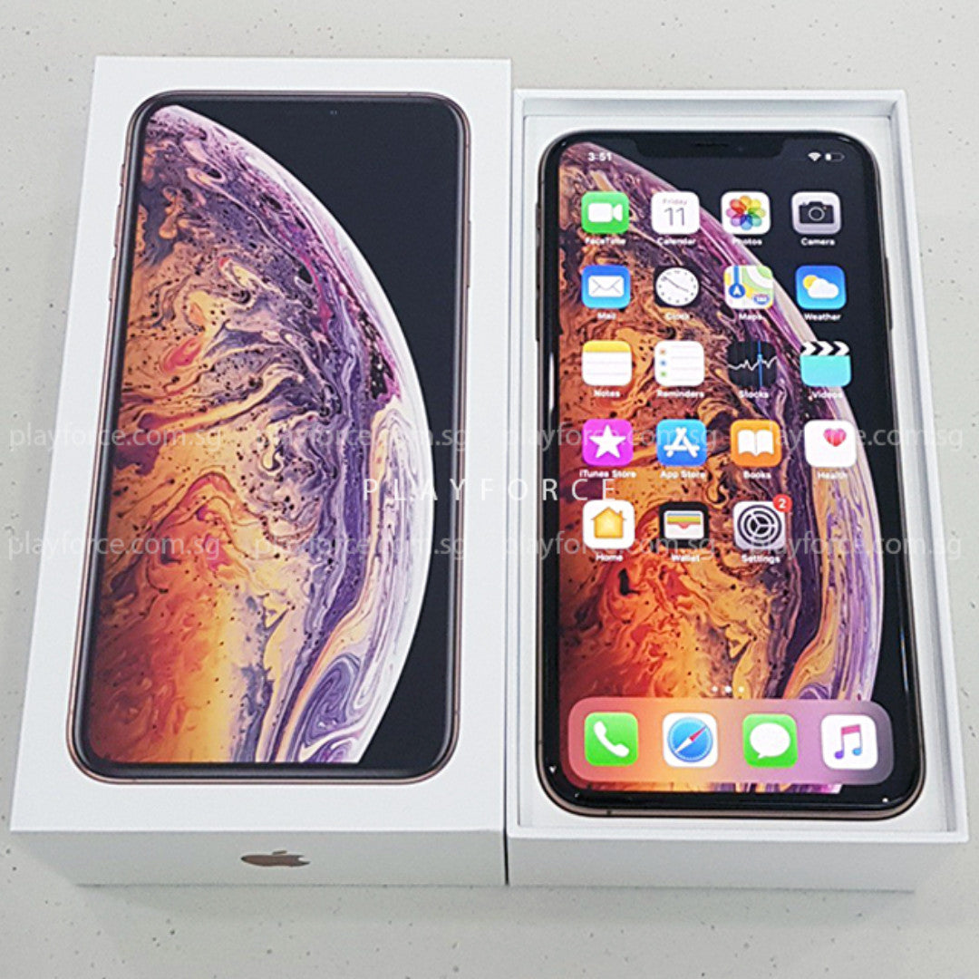 iPhone XS Max 512GB Gold - Unlocked Smartphone with Face ID, 6.5