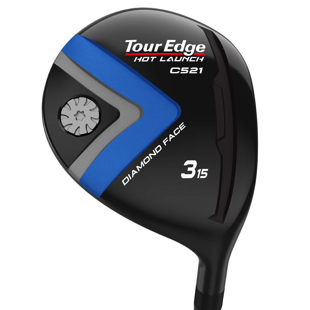 Tour Edge Hot Launch C521 Fairway Woods - High Performance Golf Club for Distance & Accuracy | Perfect for Beginners & Mid-Handicappers on Fairways & Roughs