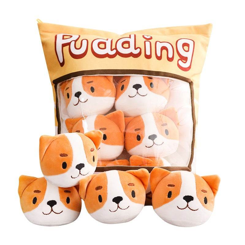 Soft Squishy Mochi Plushie Toy Set - 6 Pack Cute Kawaii Stress Relief Pillows for Kids & Adults | Perfect for Home Decor, Office Desk, Car Seat & Anxiety Relief Gifts