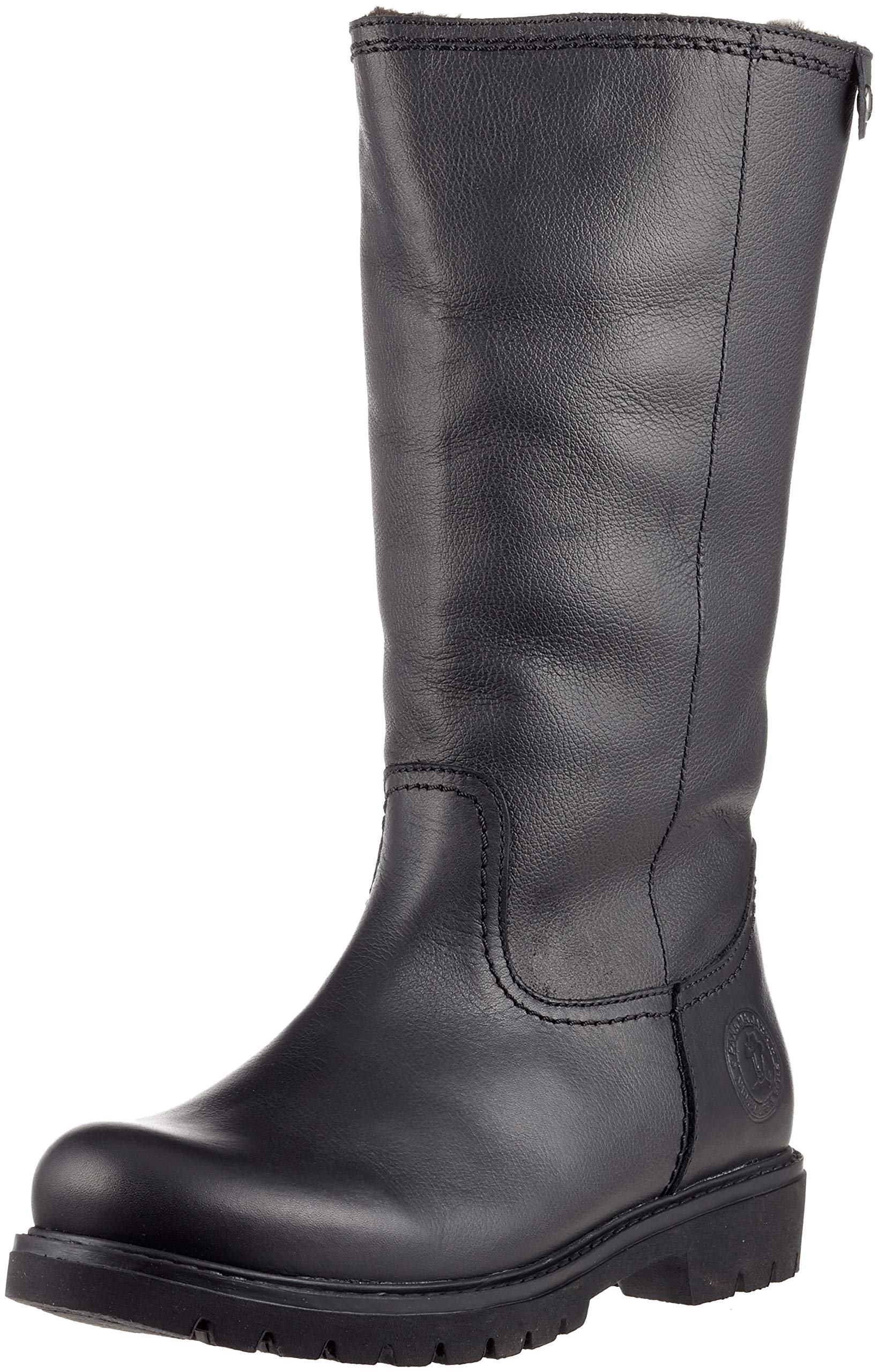 Panama Jack Women's Winter Snow Boots - Waterproof Leather Ankle High Boots for Women, Warm Fur Lined Slip Resistant Shoes - Perfect for Snowy Weather, Hiking & Outdoor Activities