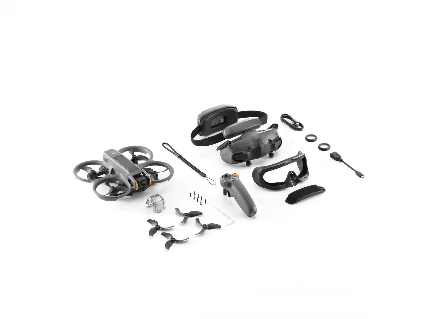 DJI Avata 2 Fly More Combo with Single Battery - FPV Drone with 4K Camera, 34 Mins Flight Time - Perfect for Aerial Photography, Travel Vlogging & Outdoor Adventures