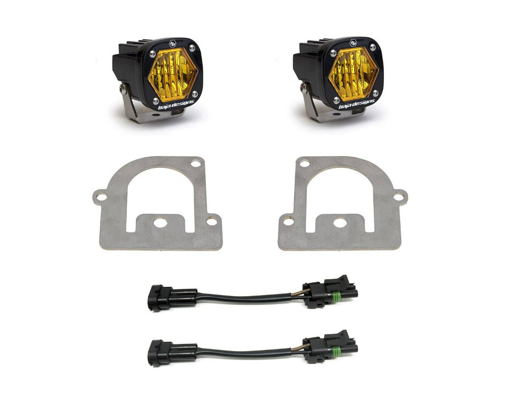 2021-2024 Ford Bronco Sport Baja Designs S1 Series LED Fog Light Kit - Off-Road & Night Driving Upgrade for Enhanced Visibility