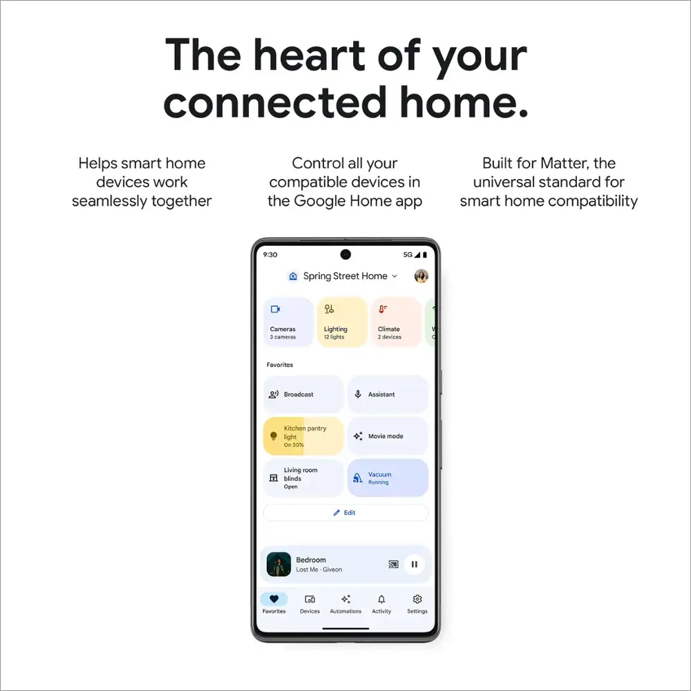 Refurbished Google Nest WiFi Pro 6E AXE5400 Mesh Router - High-Speed Tri-Band WiFi 6E System for Whole Home Coverage | Perfect for Streaming, Gaming & Smart Home Devices