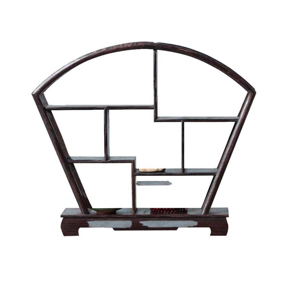 EXCEART Chinese Rosewood Display Shelf - Wooden Assemble Display Stand Organizer for Home & Office Decor - Perfect for Showcasing Collectibles, Books & Decorative Items