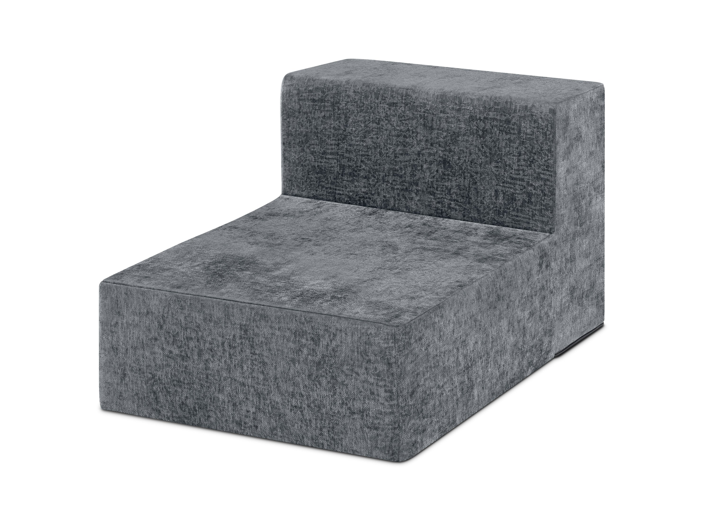 Comfortable Cozee Armless Chair - Modern Accent Chair for Living Room, Bedroom & Office - Perfect for Small Spaces, Reading & Relaxing
