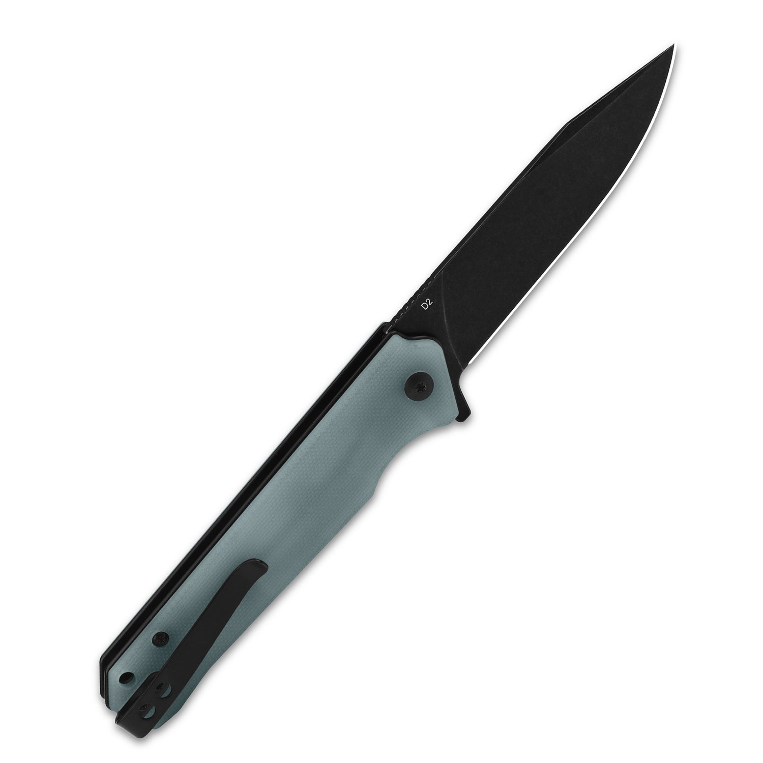 QSP Mamba V2 Folding Pocket Knife - D2 Steel Blade, G10 Handle - EDC, Outdoor Camping, Hunting & Survival Tool