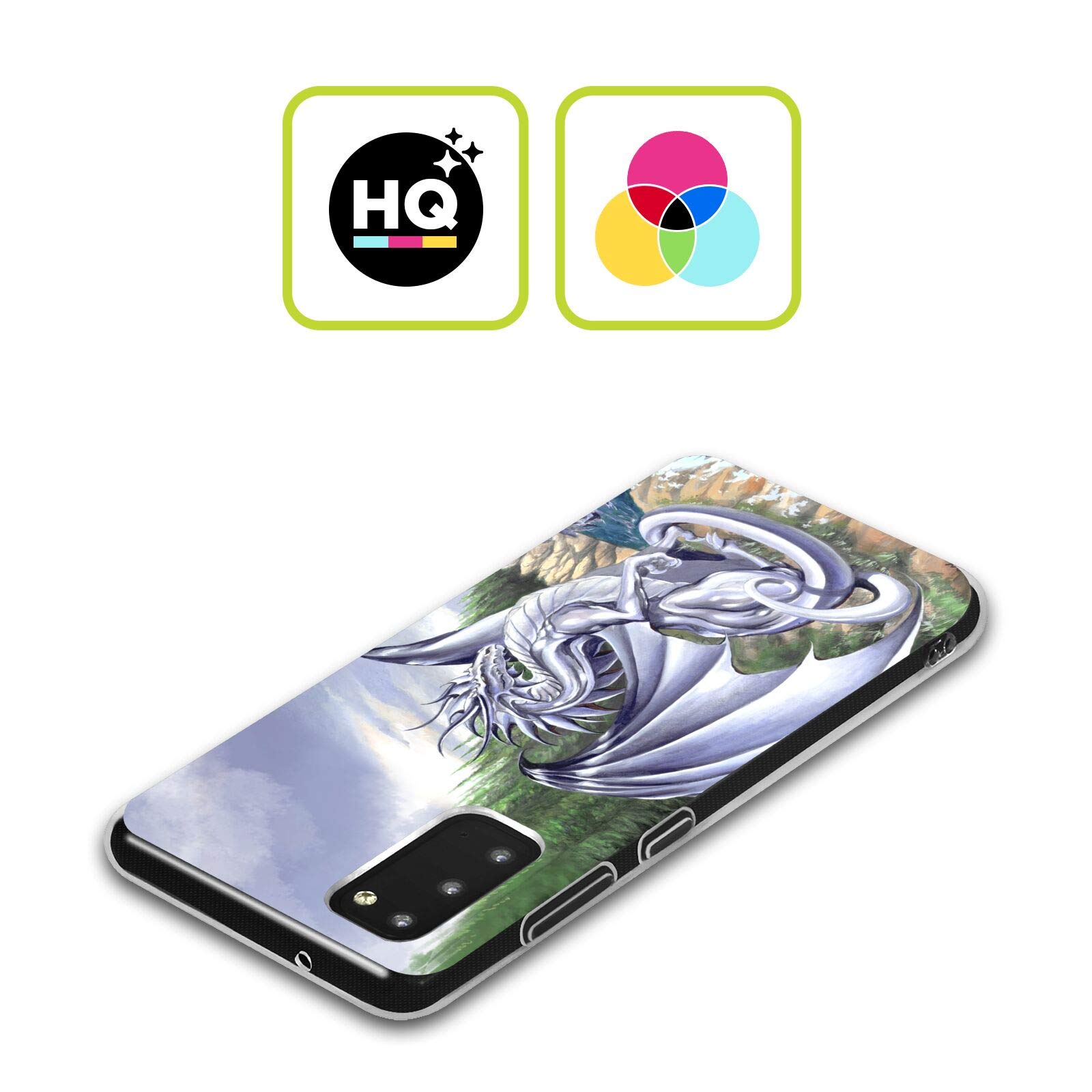 Ruth Thompson Quicksilver Dragons Soft Gel Case for Samsung Galaxy S21 5G - Officially Licensed Protective Phone Cover by Head Case Designs - Perfect for Daily Use & Gaming