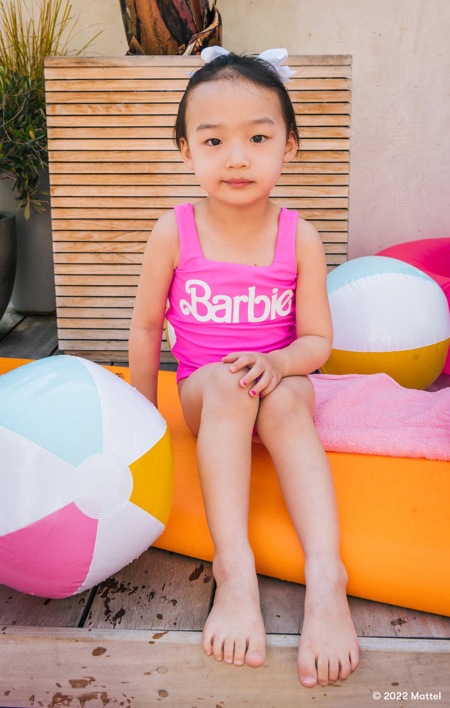 Lil Barbie™ Babe One Piece Swimsuit - Malibu Pink | Stylish Bathing Suit for Women & Girls | Perfect for Beach, Pool & Summer Vacations