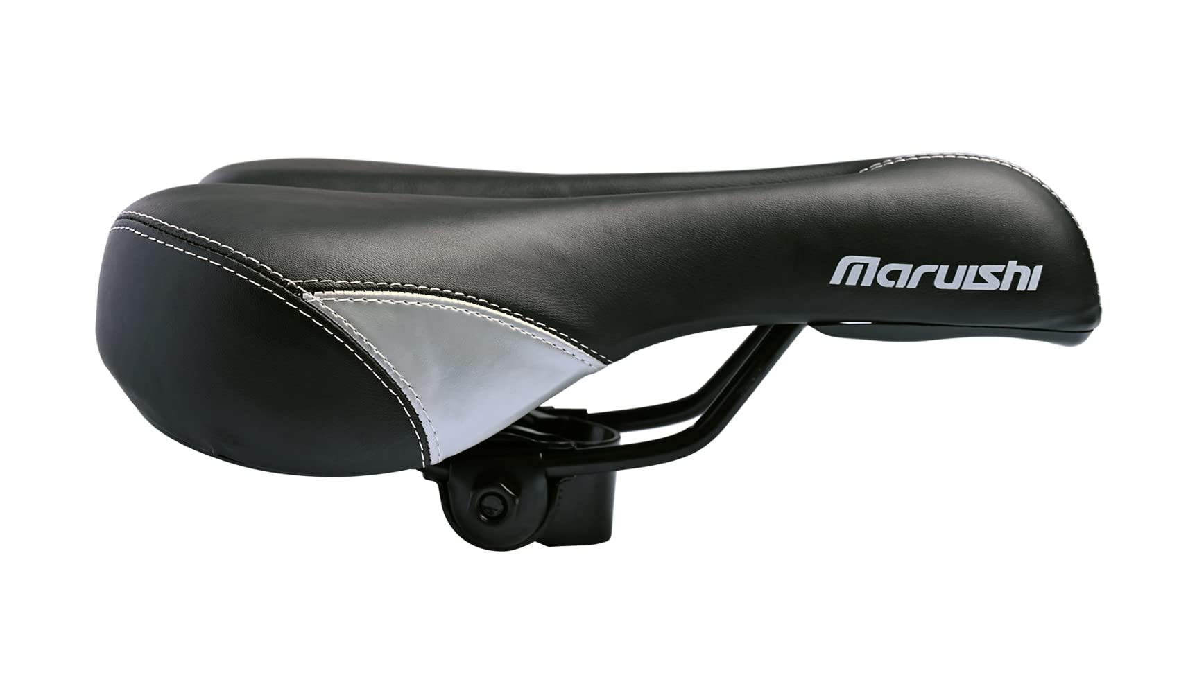 Comfortable Bike Seat for Men & Women - Wide Bicycle Saddle for Mountain, Road & Cruiser Bikes - Exercise Bike Seat Replacement - Perfect for Commuting, Cycling & Outdoor Adventures