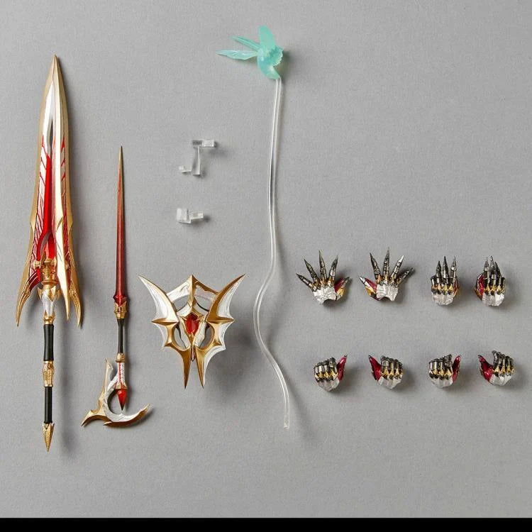 Amazing Yamaguchi Revoltech Complex Hunter Figure - Malzeno Armor Set | Monster Hunter Rise: Sunbreak Action Figure NR021 | Perfect for Collectors & Gaming Display