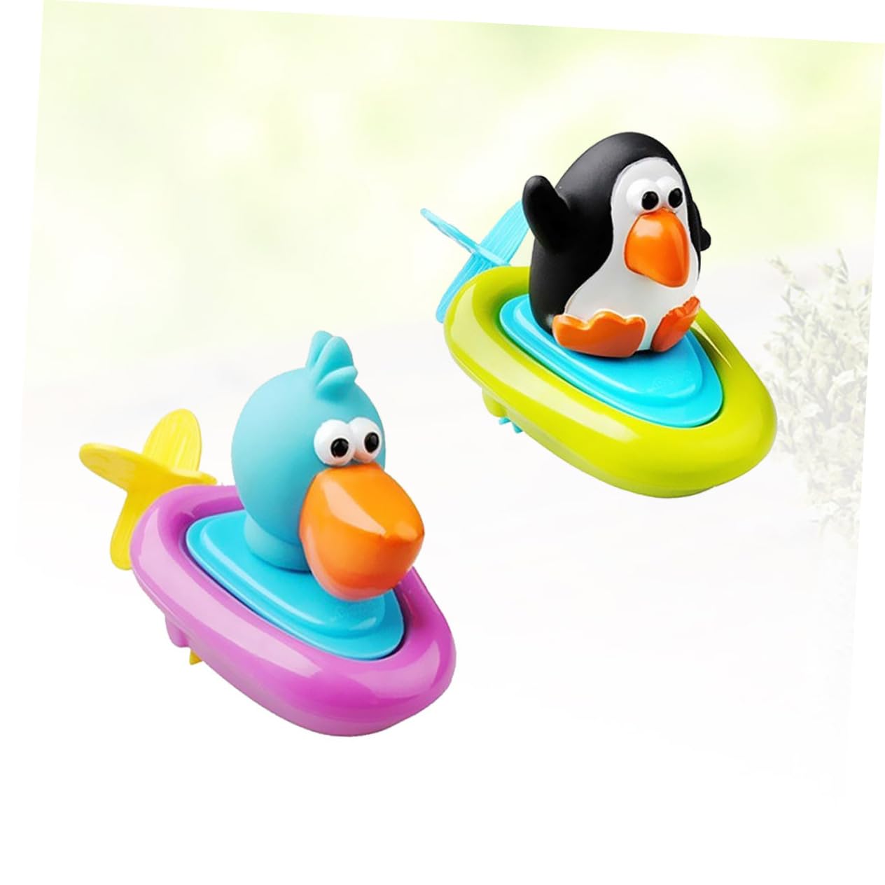 Totority 6-Piece Wind-Up Bath Toys Set for Kids - Fun Bathtub & Pool Floating Toys for Toddlers & Children - Perfect for Bath Time, Sensory Play & Water Activities