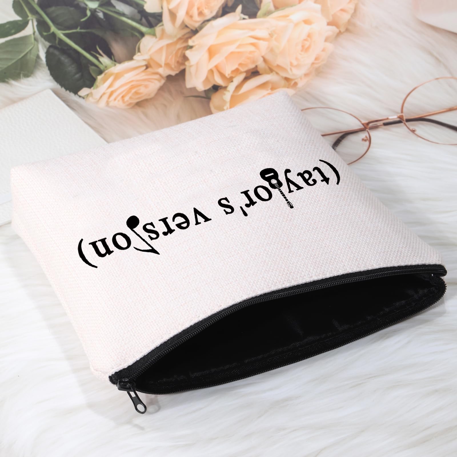 POFULL Music Lover Gift - Personalized Song Lyrics Tote Bag, Singer Merchandise & Album Fan Gift for Concerts, Birthdays, Anniversaries | Perfect for Musicians, Bands & Music Enthusiasts