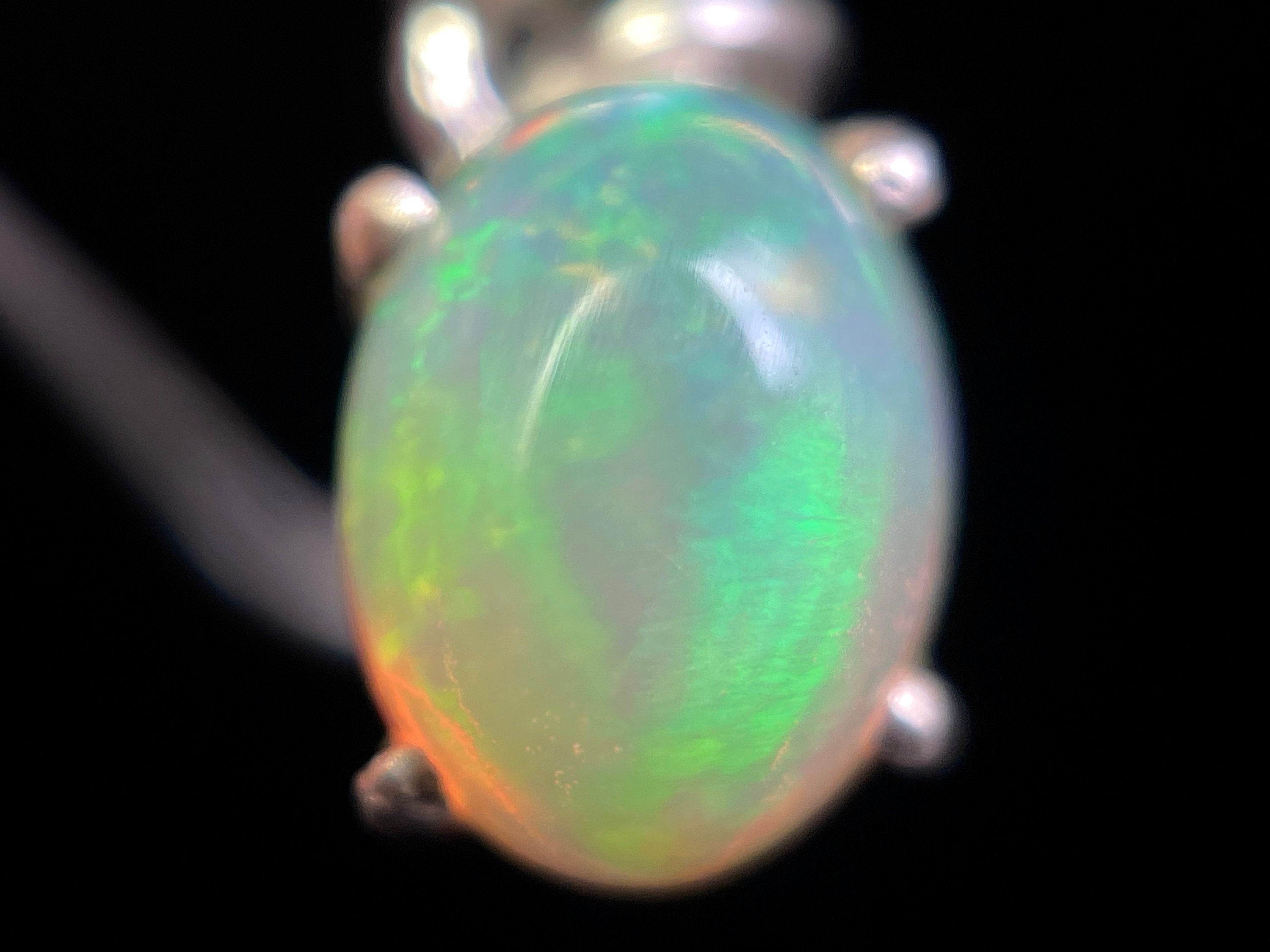 Opal Earrings Sterling Silver Dangle - Welo Opal Birthstone Jewelry for Women | Perfect Gift for Birthday, Anniversary & Special Occasions