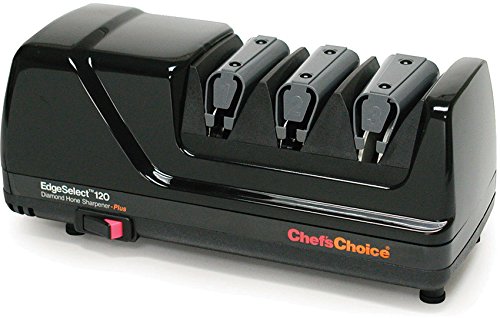 Chef'sChoice Professional Knife Sharpener - Diamond Hone & Angle Guide for Kitchen Knives | Perfect for Home Chefs & Culinary Professionals | Sharpens Dull Blades for Cooking, Slicing & Food Prep