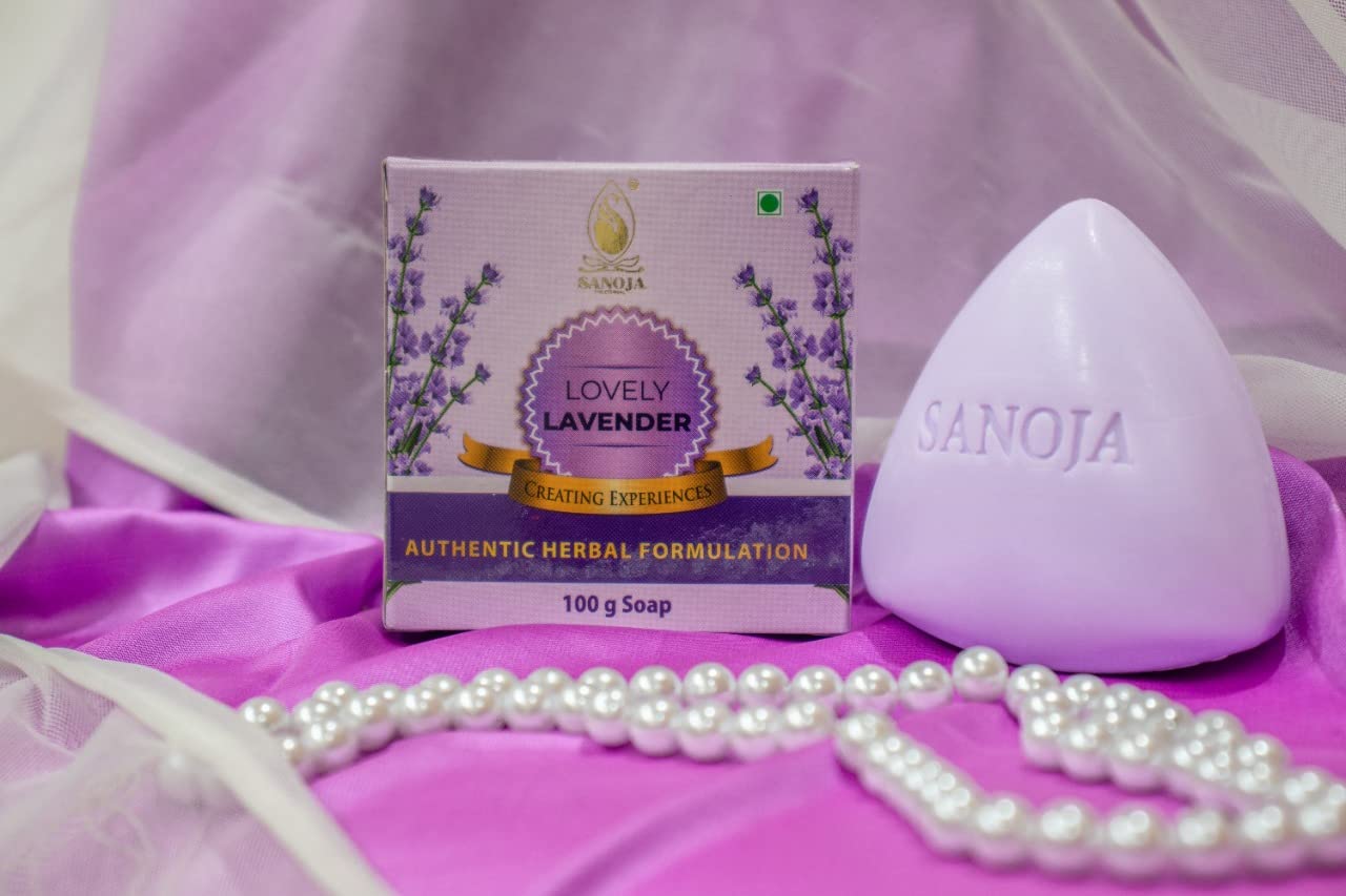 Natural Lavender Soap Bar Gift Set - 4 Pack | Moisturizing Handmade Soap with Essential Oils for Relaxation & Aromatherapy | Perfect for Bath, Shower, Spa & Self-Care Gifts