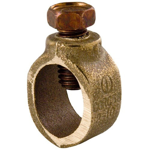 Ground Rod Clamp 38 - Heavy Duty Copper Grounding Clamp for Electrical Systems | Perfect for Residential, Commercial & Industrial Wiring Projects