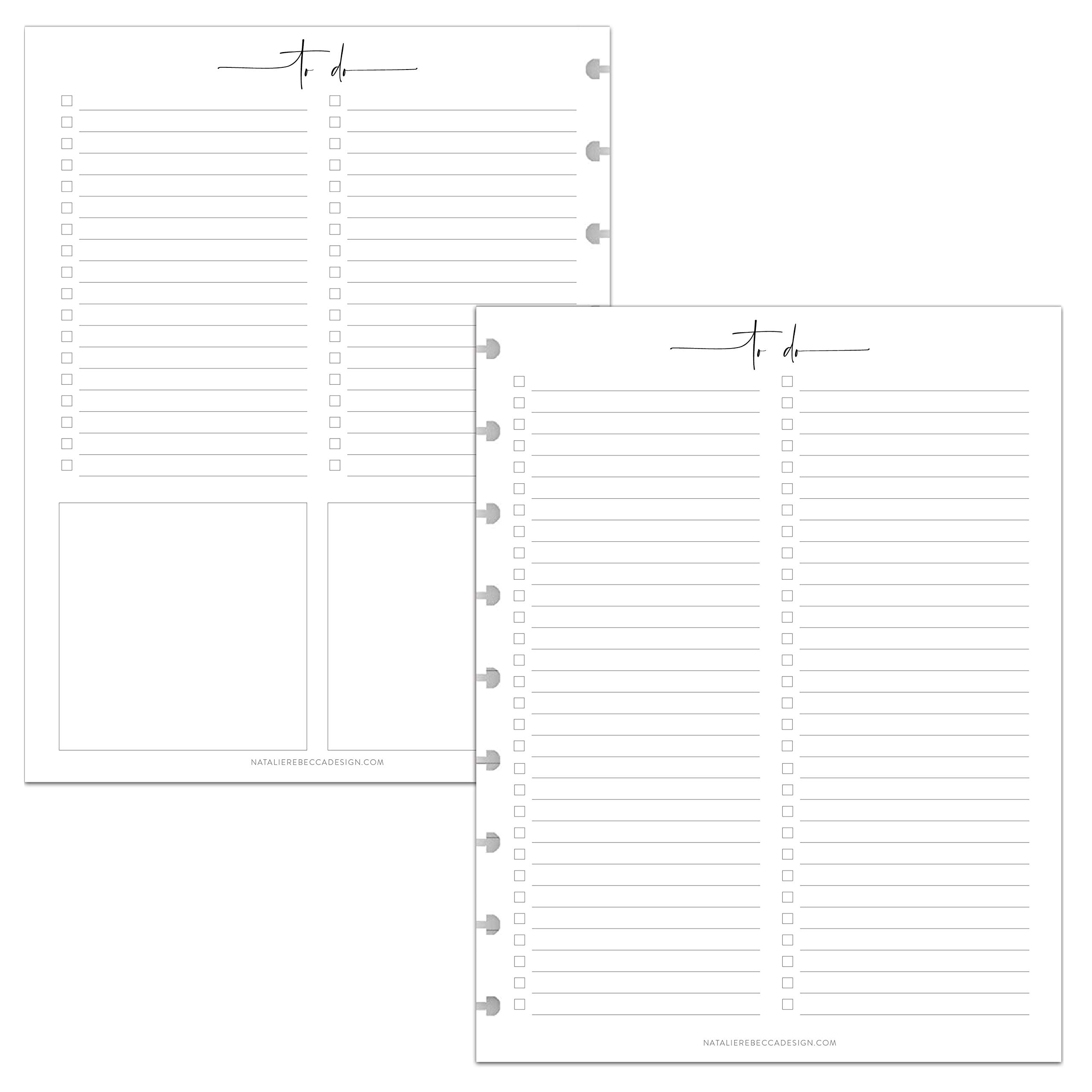BetterNote Discbound Notebook Refill Pages - 50 Sheets, 9-Disc, 7