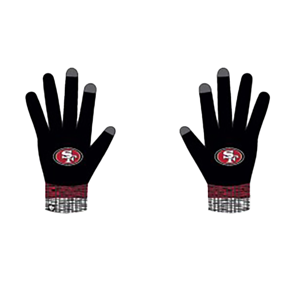 San Francisco 49ers Static Cling Gloves - Officially Licensed NFL Fan Gear for Game Day & Tailgating