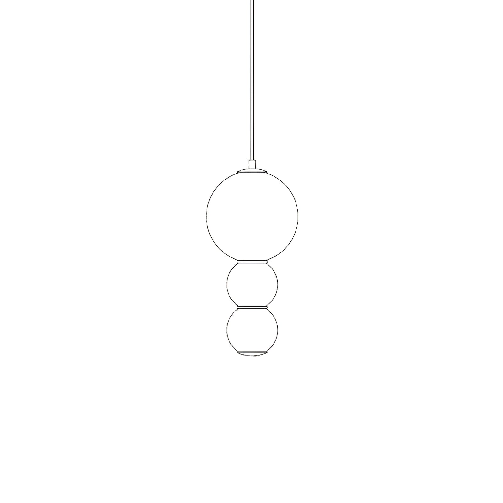 Modern Double Globe Pendant Light - Adjustable Hanging Chandelier for Dining Room, Kitchen Island & Bedroom Lighting - Industrial Vintage Style Ceiling Fixture
