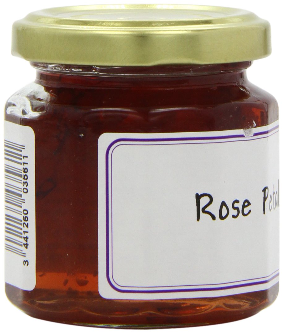 Epicurien Gourmet Rose Petals Confit - 125g (4.4oz) Premium Edible Rose Petals for Baking, Desserts & Cocktail Garnish
