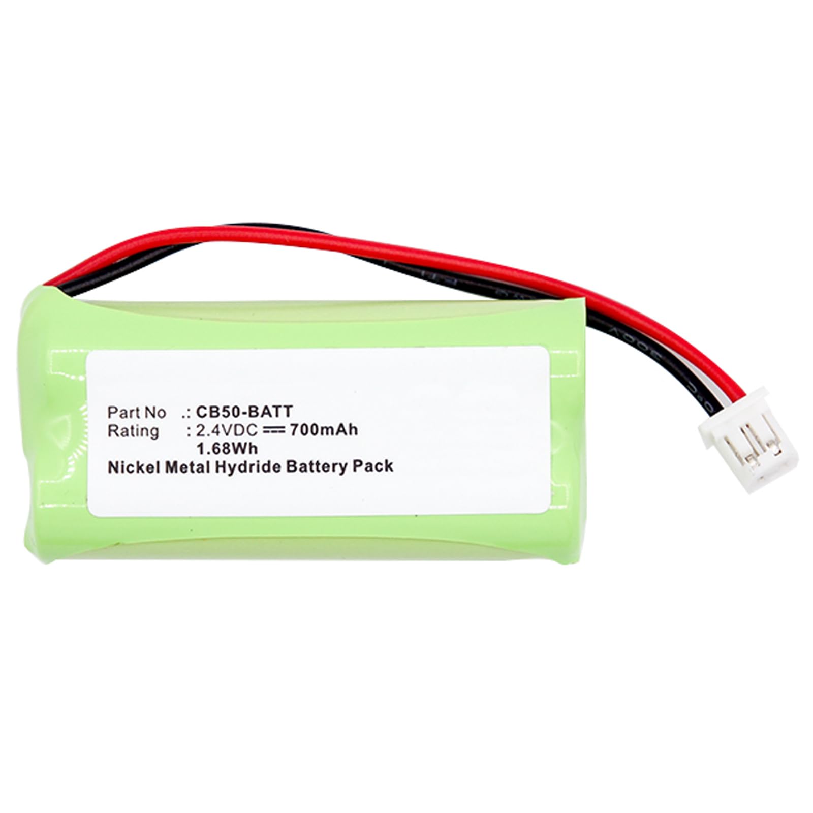 Synergy Digital Wireless Headset Replacement Battery - 700mAh Ni-MH 2.4V High Capacity Battery for HJC CB-50 Tandem Pro Kit & Chatterbox CB50-BATT - Perfect for Motorcycle Communication, Long Rides, and Group Riding Scenarios